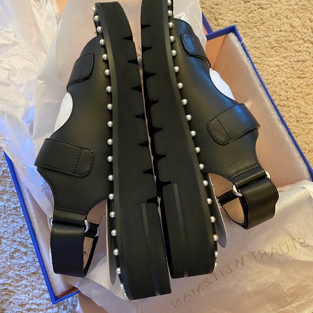 Stuart Weitzman Zoe Lift Sandal 7.5 - Picture 4 of 8